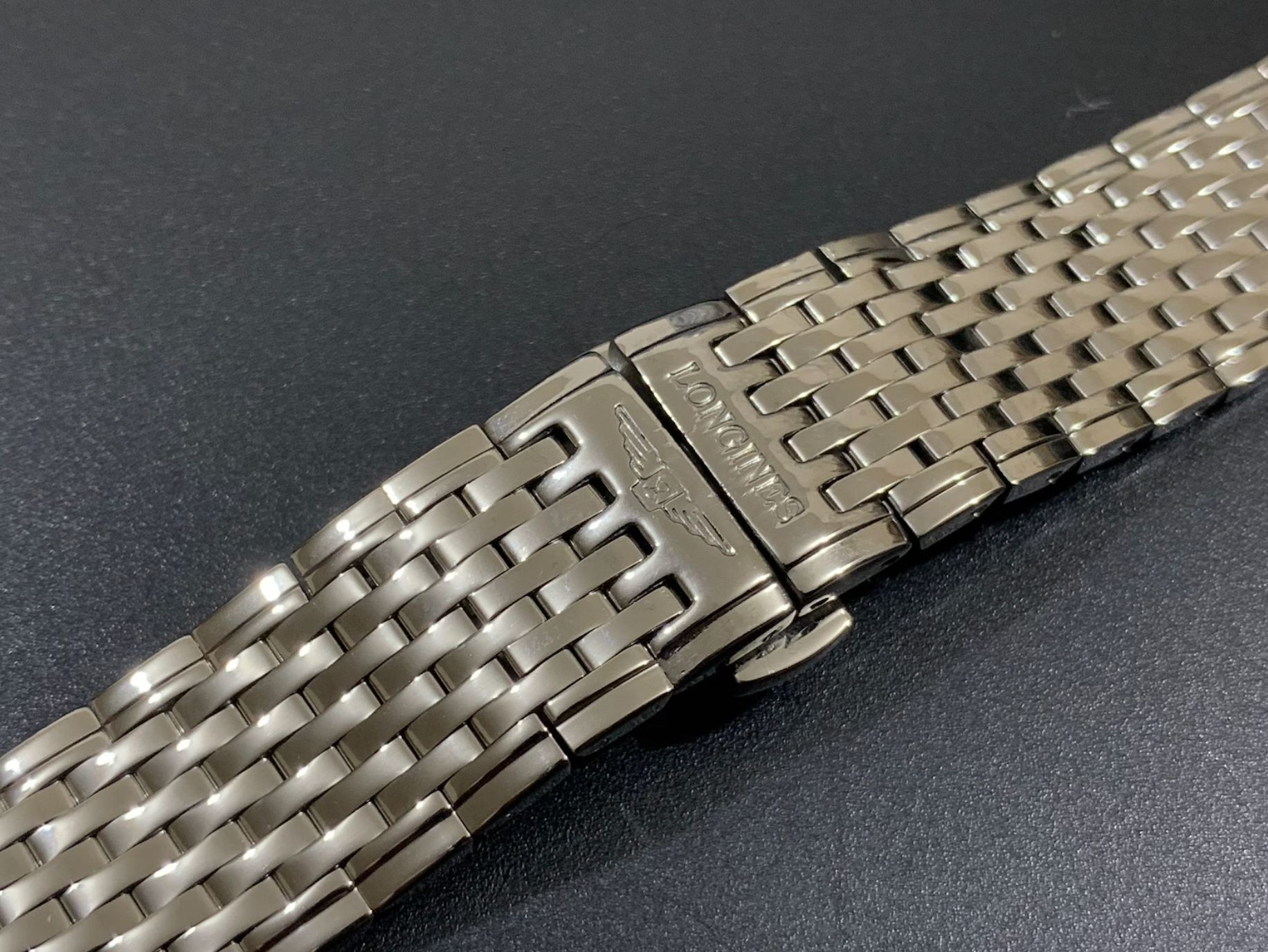 Longines stainless best sale steel watch strap