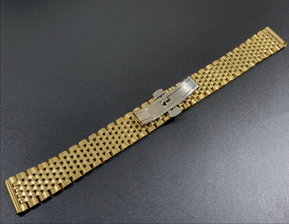 Gold Longines 18mm Strap